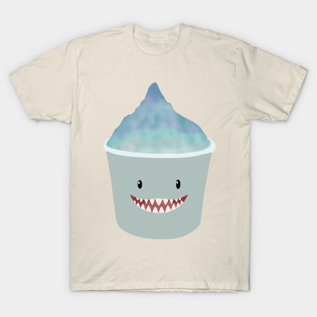 Hawaiian shaved ice shark T-Shirt by Becky-Marie